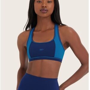 Set Active Sporty Seem Bra in Gecko